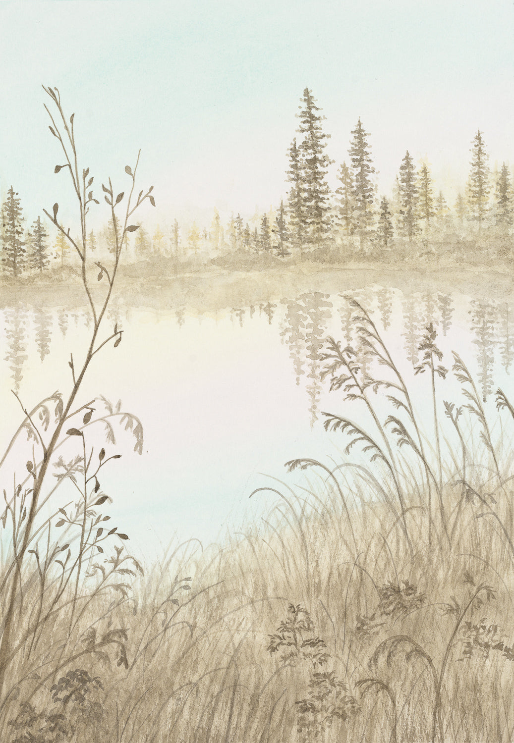 Nature's Pause (13"x9")